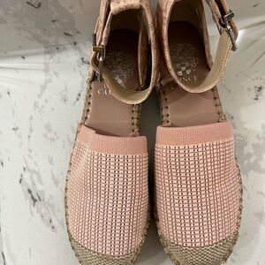Vince Camuto Women's Pink Espadrille Sandals Size 7M Pink